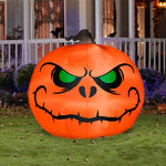 Load image into Gallery viewer, 5&#39; Airblown Reaper Pumpkin Halloween Inflatable
