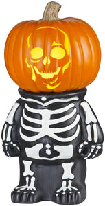 Gemmy Pumpkin Stand Skeleton