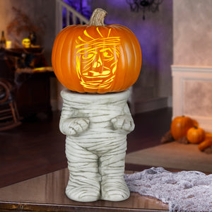 Gemmy Pumpkin Stand Mummy