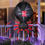 Load image into Gallery viewer, 2&#39; Airblown Black Spider Halloween Inflatable
