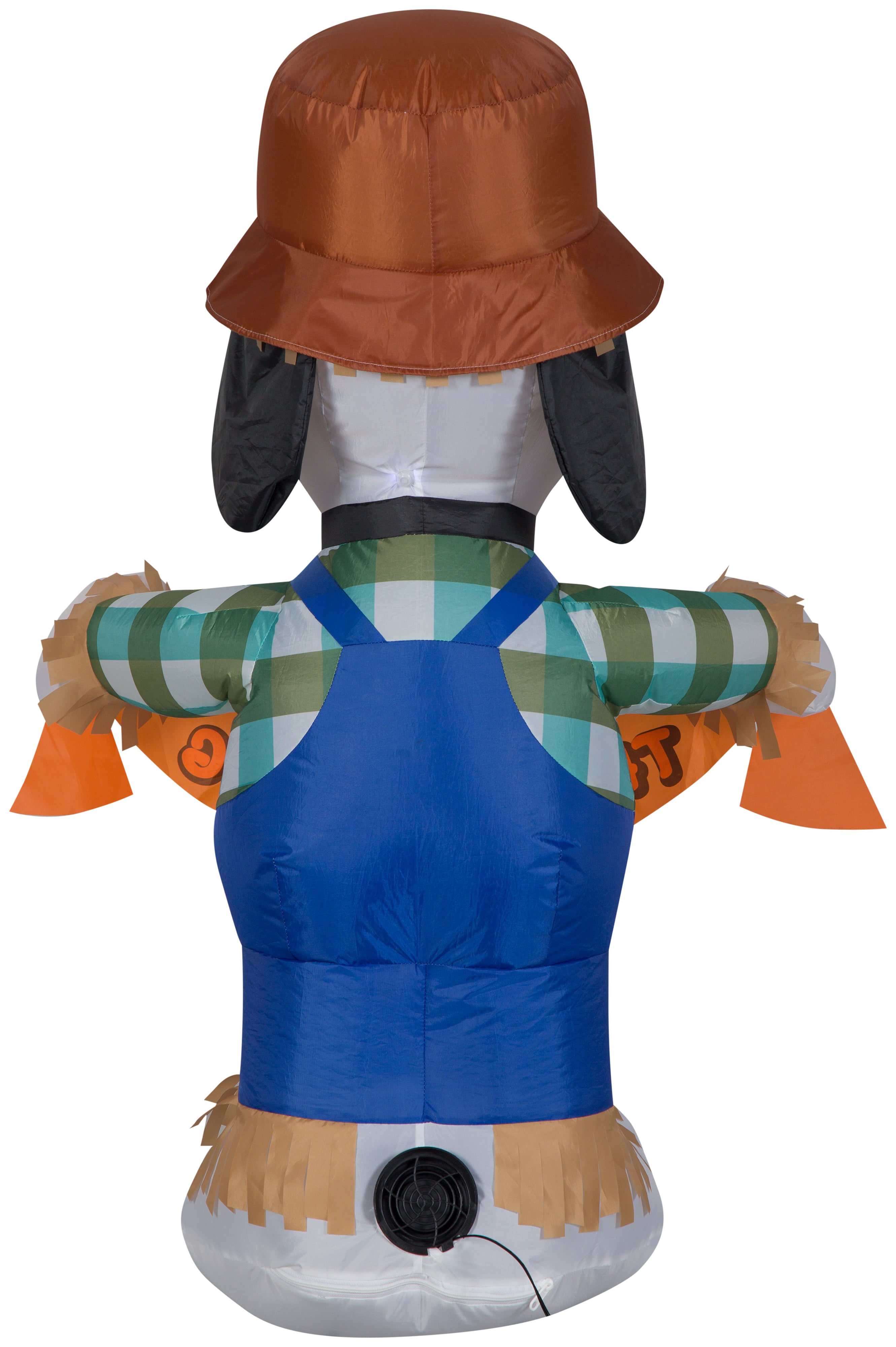 3.5' Airblown Snoopy as Scarecrow Thanksgiving Inflatable