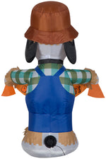 Load image into Gallery viewer, 3.5&#39; Airblown Snoopy as Scarecrow Thanksgiving Inflatable
