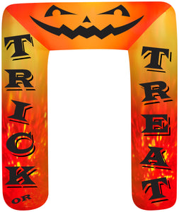 8' Airblown Archway Kaleidoscope Trick or Treat Halloween Inflatable