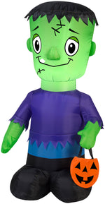 Load image into Gallery viewer, 3.5&#39; Airblown Monster Boy Halloween Inflatable
