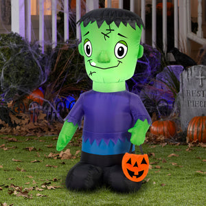 3.5' Airblown Monster Boy Halloween Inflatable