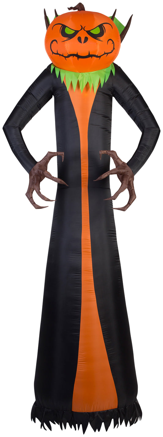 12' Projection Phantasm Pumpkin Reaper Giant Halloween Inflatable