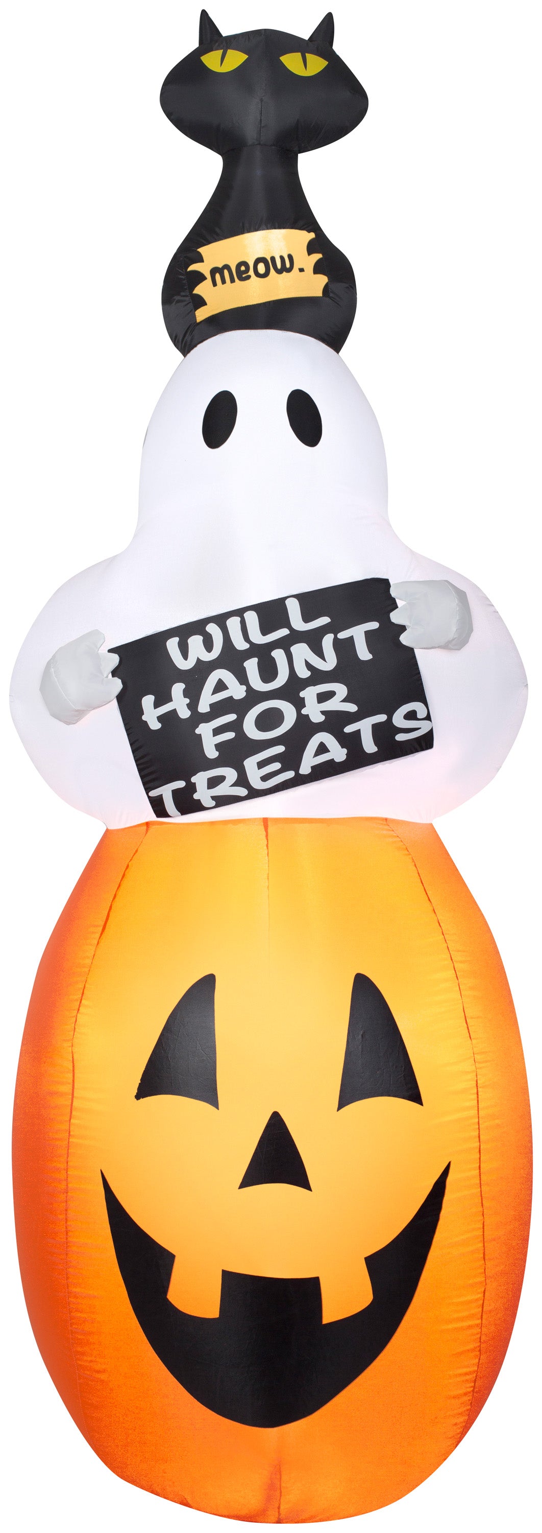 7' - Totems Will Haunt For Treats Halloween Inflatable