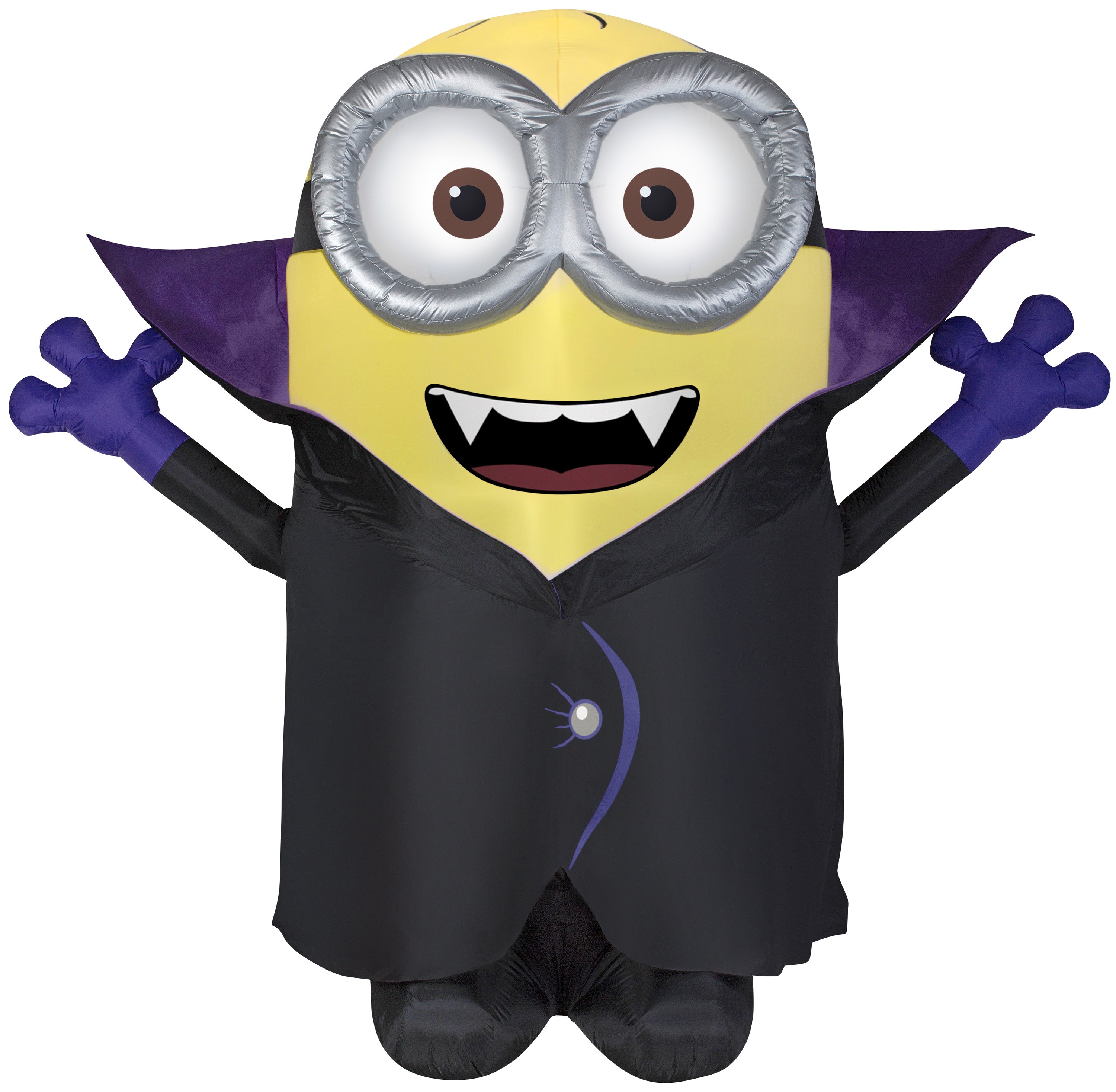 8' Airblown Giant Gone Batty Minion Halloween Inflatable
