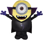 Load image into Gallery viewer, 3&#39; Airblown Gone Batty Minion Halloween Inflatable

