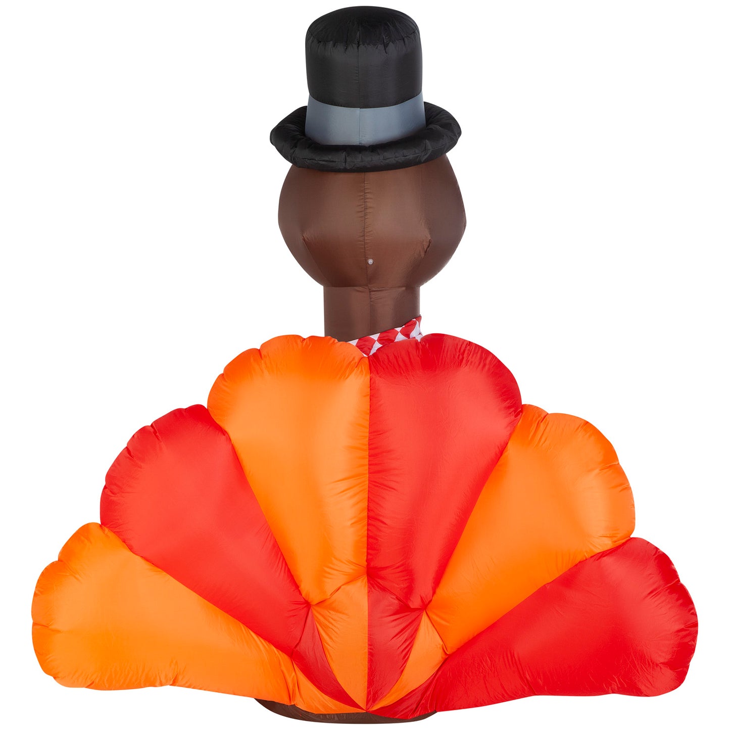 Thanksgiving Inflatable Turkey with Checkered Scarf, 6 ft Tall image 4