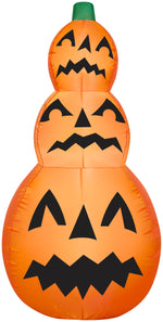 Load image into Gallery viewer, Gemmy  Pumpkin Stack Scene Airblown Inflatable
