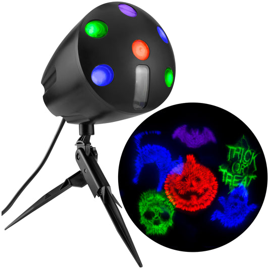 Halloween Firework Lightshow Projection Display w/ Sound