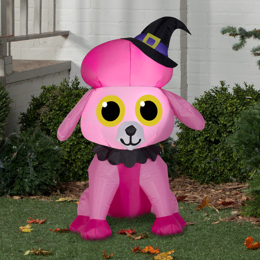 3' Poodle Halloween Inflatable lifestyle