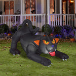Load image into Gallery viewer, 5.5&#39; Animated Airblown Evil Eyed Black Cat w/ Turning Head Halloween Inflatable
