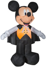 Load image into Gallery viewer, 10&#39; Giant Airblown Mickey Vampire in Orange Vest Halloween Inflatable
