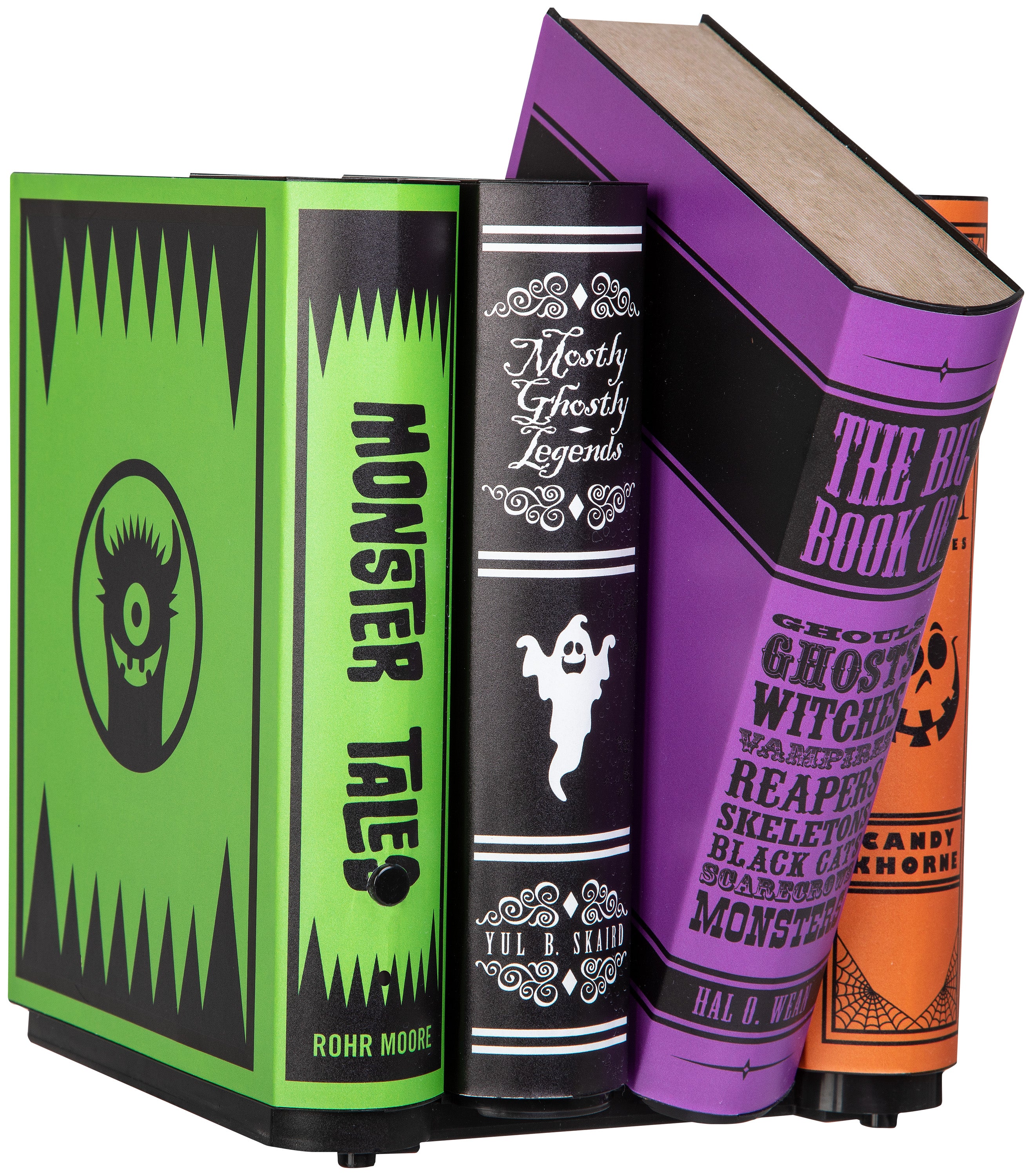 Gemmy Animated Moving Books Colorful Monster Tales Décor