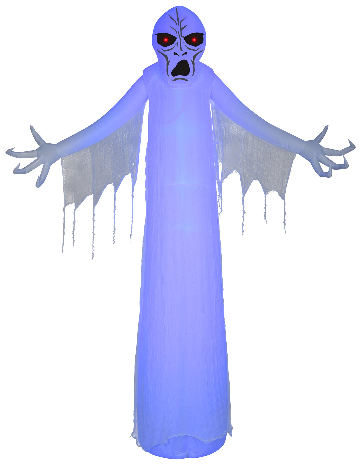 12' Lightshow ShortCircuit Ghostly Ghoul Giant (Blue) Halloween Inflatable