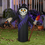 Load image into Gallery viewer, 3.5&#39; Airblown Reaper Halloween Inflatable
