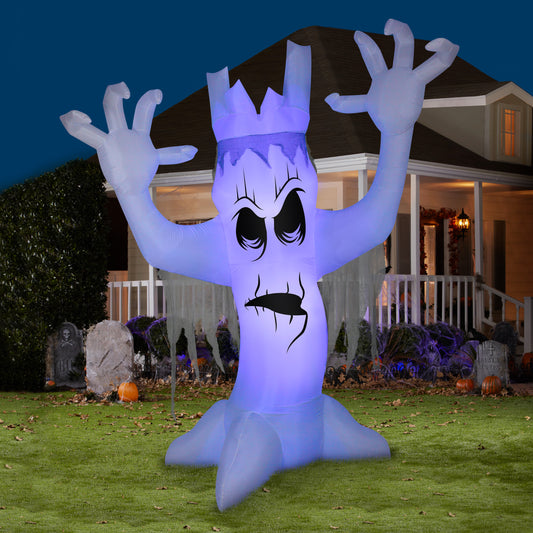 12' ShortCircuit Scary Tree Giant Halloween Inflatable lifestyle