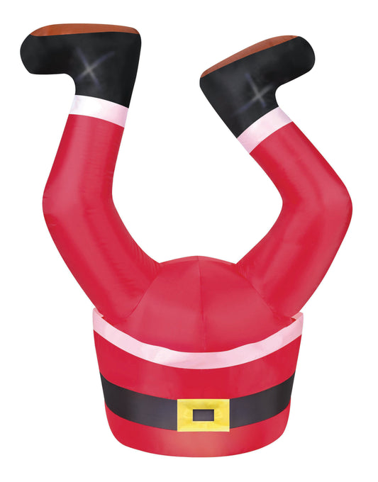 Occasions 3.5' INFLATABLE SANTA LEGS, 2.5 ft Tall