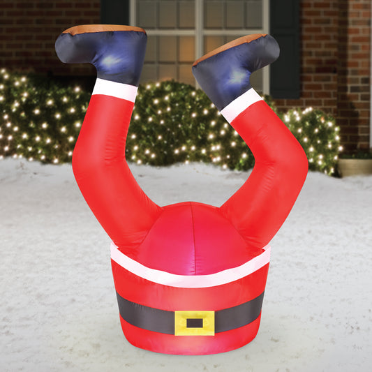 Occasions 3.5' INFLATABLE SANTA LEGS, 2.5 ft Tall lifestyle