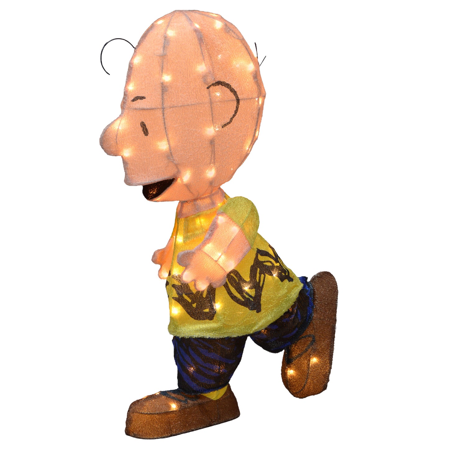 32-Inch Peanuts Lucy and Charlie Brown Pre-Lit Halloween Yard Art Set image 3