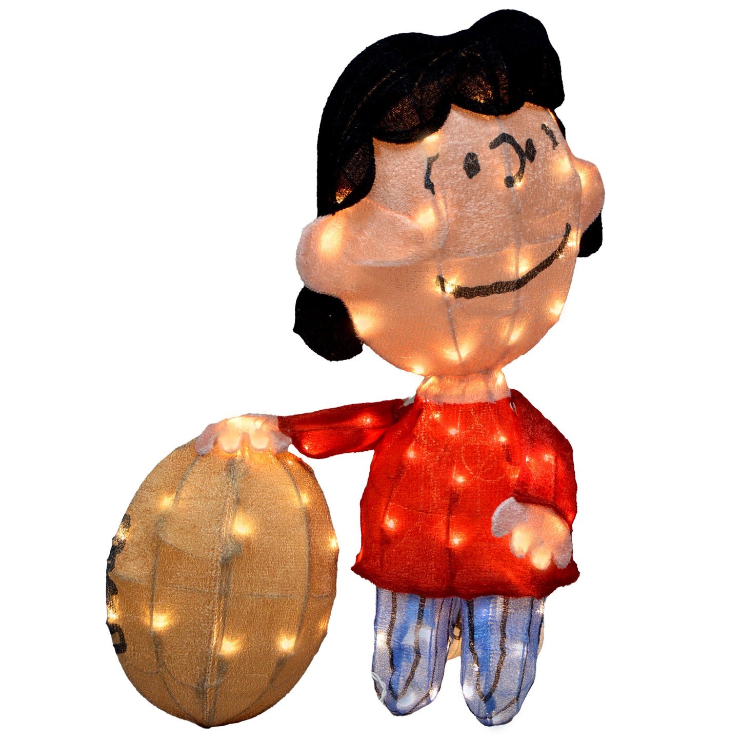 32-Inch Peanuts Lucy and Charlie Brown Pre-Lit Halloween Yard Art Set image 4