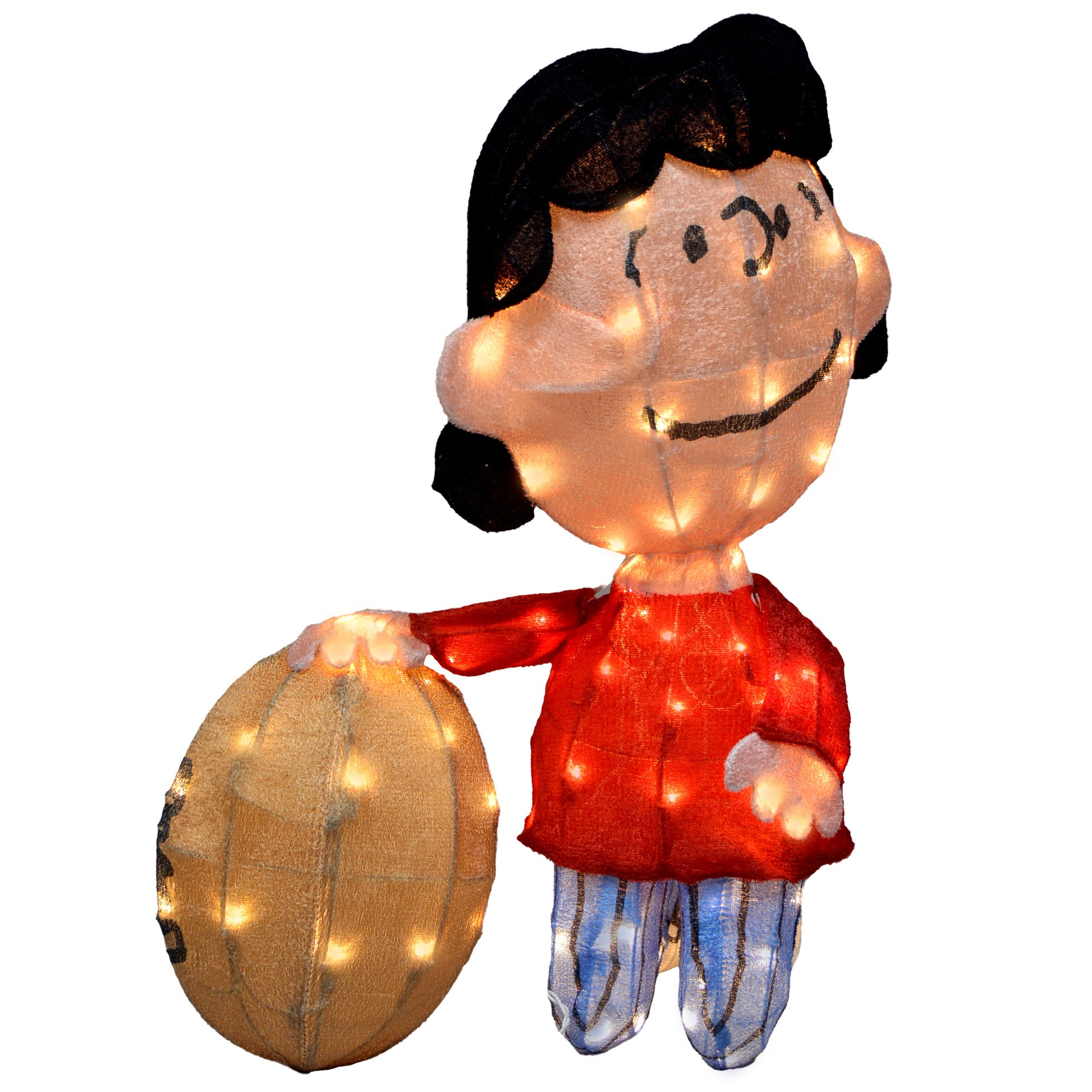 32-Inch Peanuts Lucy and Charlie Brown Pre-Lit Halloween Yard Art Set image 4