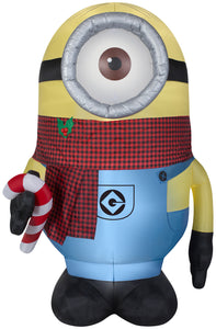 8.5' Airblown Stuart w/Plaid Scarf Giant Universal Christmas Inflatable