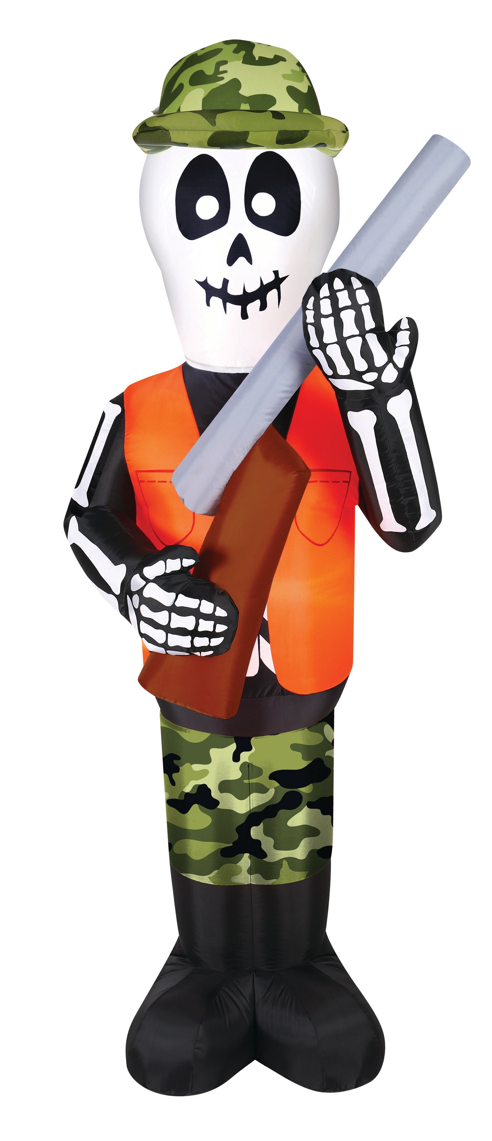 7' Inflatable Skeleton Hunter Halloween Inflatable