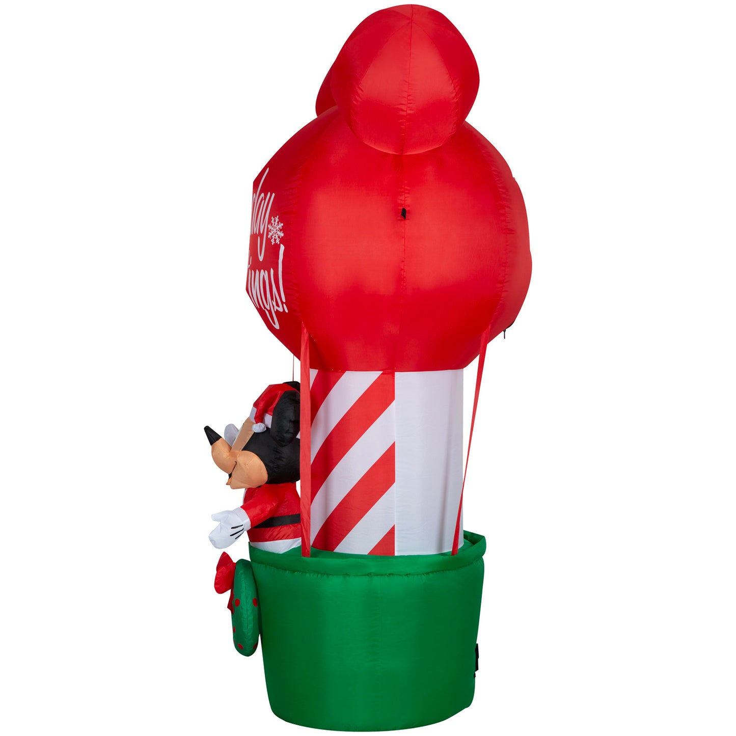 Christmas Inflatable Mickey Mouse in Hot Air Balloon, 7 ft Tall image 3