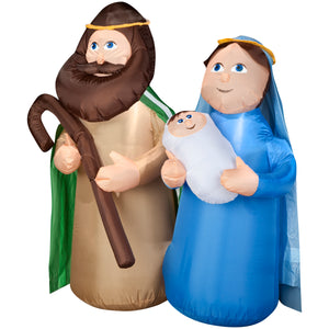 4' Airblown Holy Family Nativity Scene Christmas Inflatable