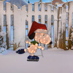 Load image into Gallery viewer, Peanuts 32 Peanuts LED L2D PreLit Yard Decor Sport Snoopy Skating, White
