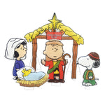 Load image into Gallery viewer, Peanuts 32 Peanuts 2D LED PreLit Yard Art Nativity Pageant 5pc Set, Multi
