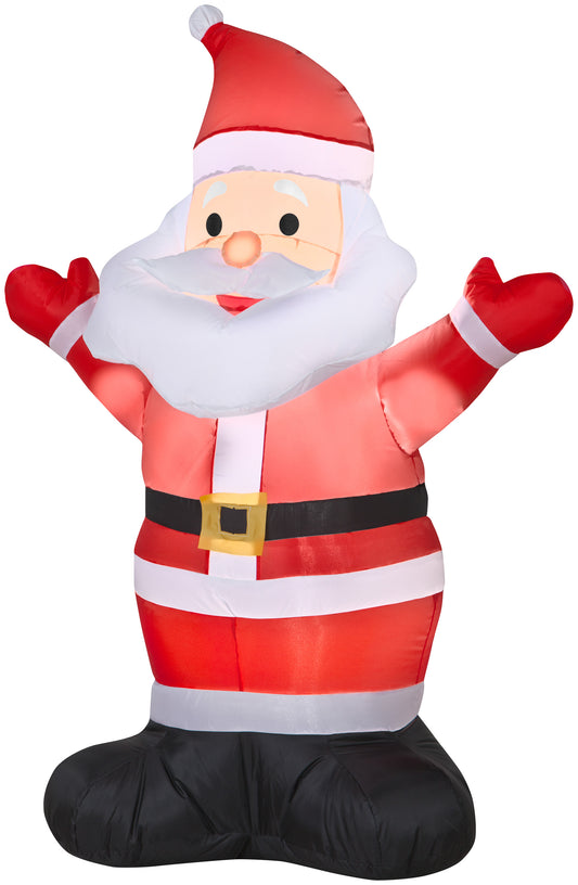 Christmas Inflatable Inflatable Santa, 4 ft Tall, red