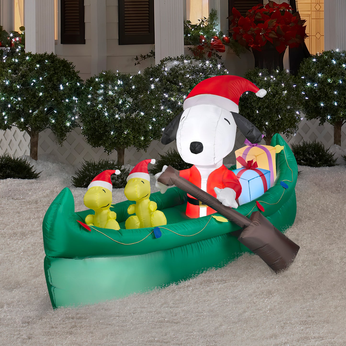 Inflatable Snoopy In Canoe lifestyle