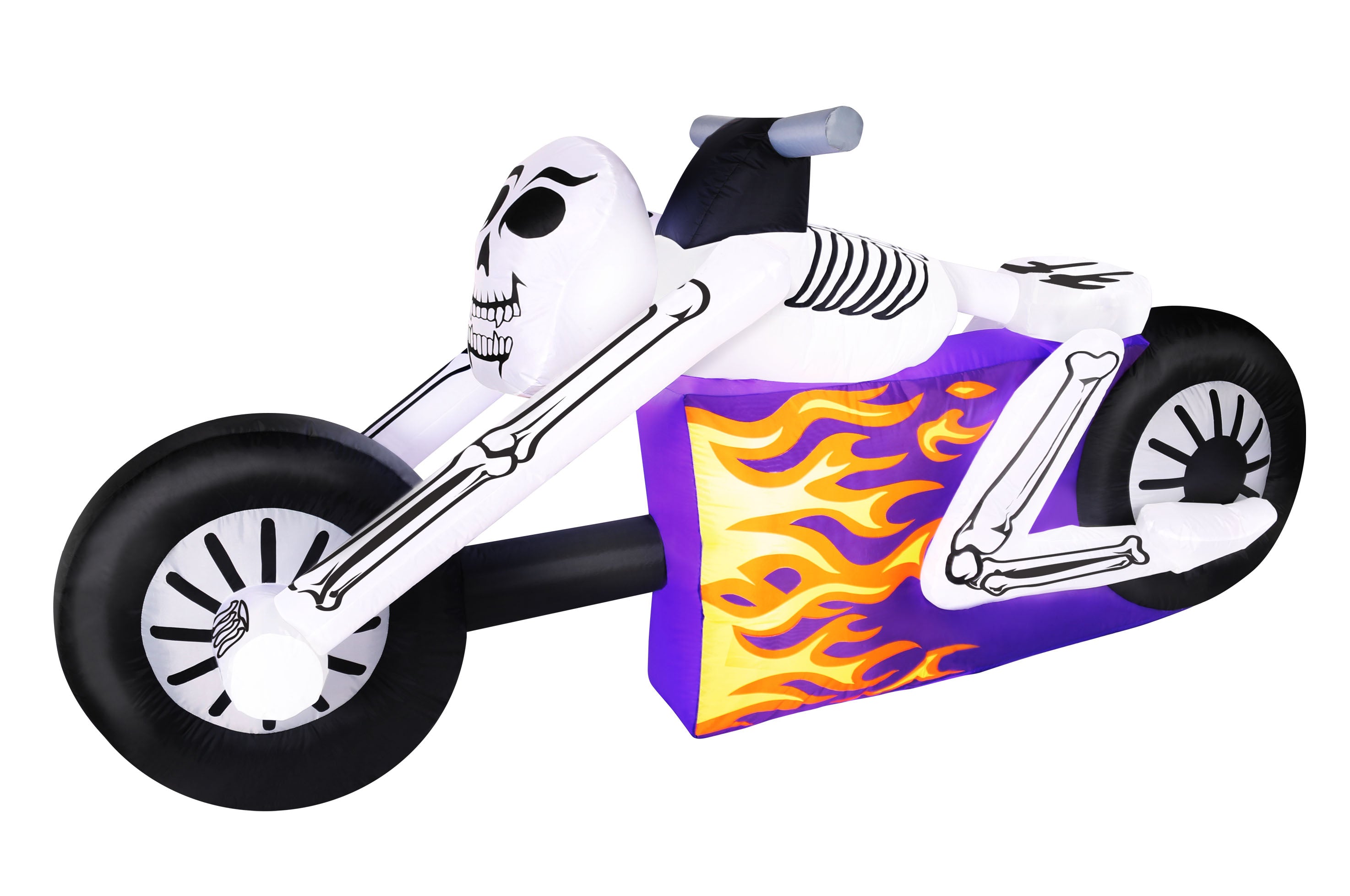 7.5' Inflatable Skeleton Cycle Halloween Inflatable