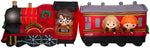 Load image into Gallery viewer, Gemmy Christmas Airblown Inflatable Hogwarts Express w/LEDs Scene WB, 4 ft Tall, Multi
