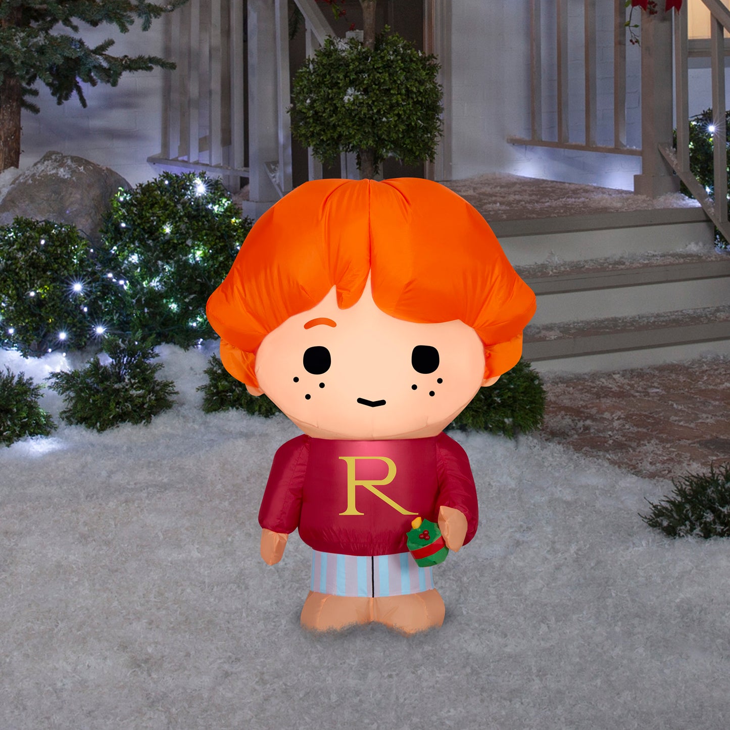 Christmas Inflatable Ron Weasley, 3 ft Tall lifestyle