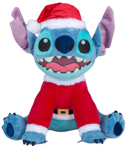 Gemmy Holiday Greeter Stitch in Santa Suit OPP SM Disney, Multi