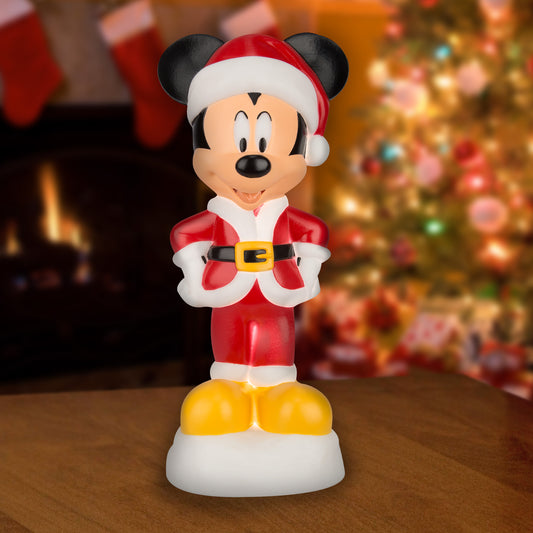 Lighted Blow Mold Decor Mickey Mouse as Santa 14" Disney lifestyle