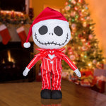 Load image into Gallery viewer, Gemmy Holiday Greeter Big Head Jack Skellington in Red Outfit OPP SM Disney, Multi
