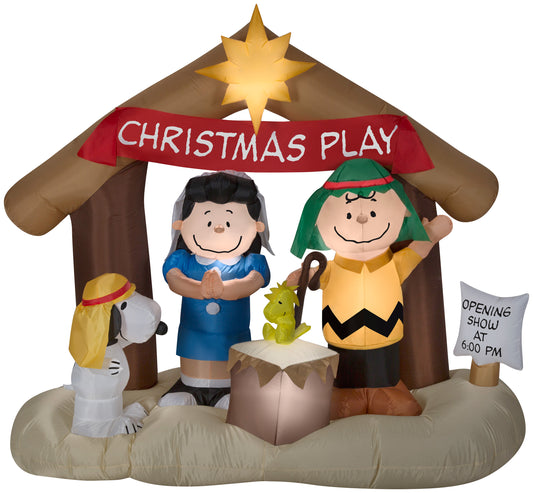 Inflatables Peanuts Nativity Scene