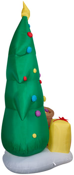 Load image into Gallery viewer, Gemmy Airblown Inflatable Grinch Putting Ornaments on Tree  LG Scene Dr. Seuss , 8.5 ft Tall

