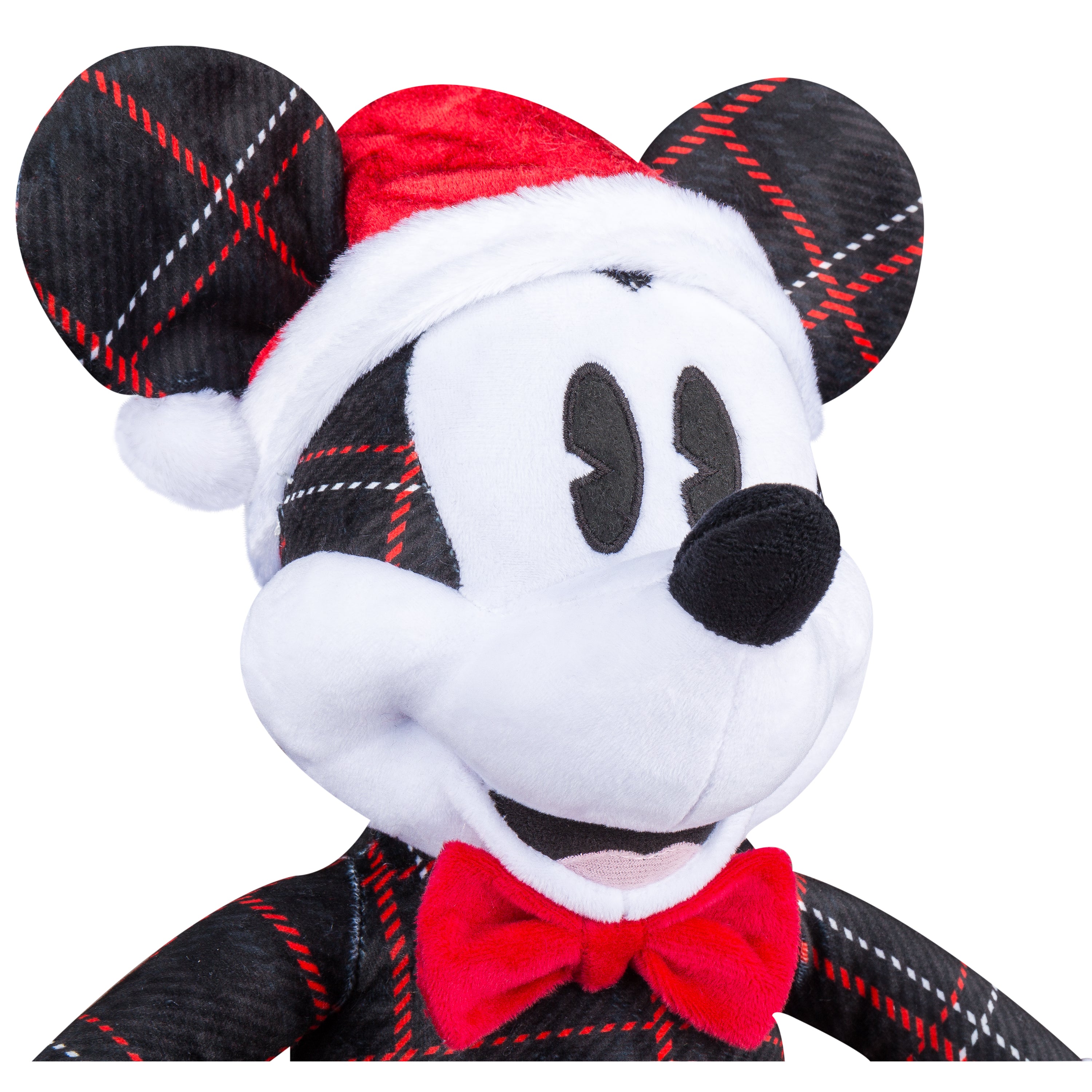 Gemmy Christmas Inflatable Mickey Mouse in Vintage Plaid, 1.5 ft Tall, Multi
