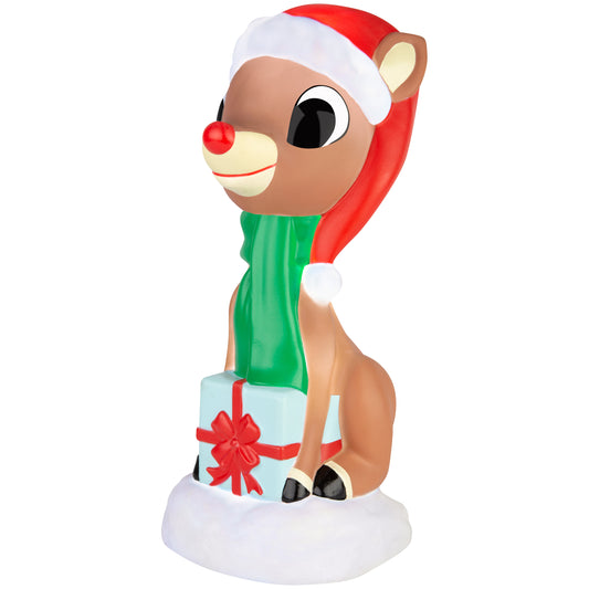 Lighted Blow Mold Decor Rudolph 14" Rudolph