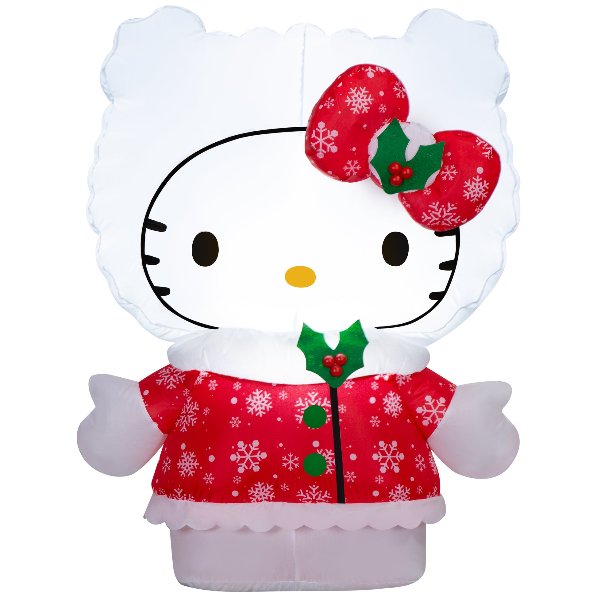 3-Ft Hello Kitty in Snowflake Dress Christmas Inflatable