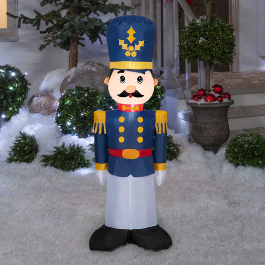 Christmas Inflatable Toy Soldier, 4 ft Tall lifestyle