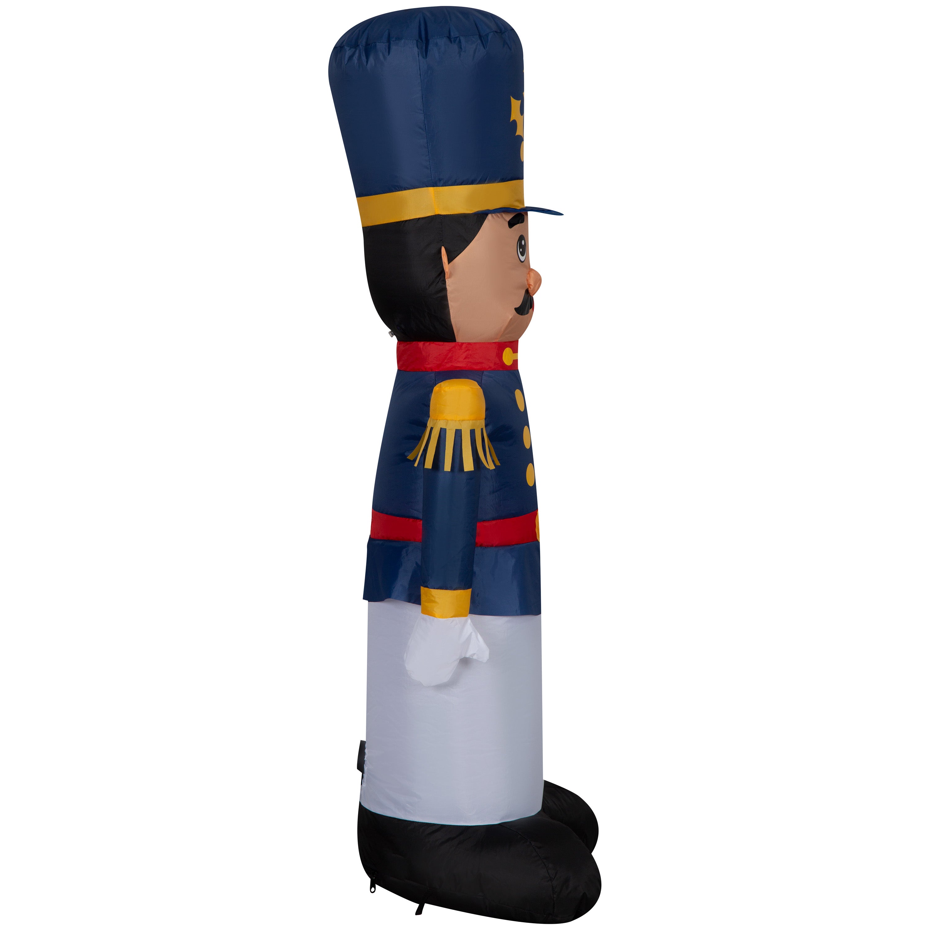 Gemmy Christmas Inflatable Toy Soldier, 4 ft Tall, Multi