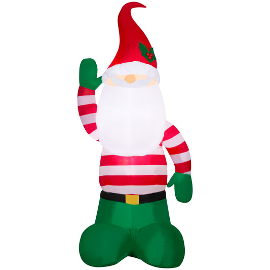 Christmas Inflatable Gnome, 4 ft Tall
